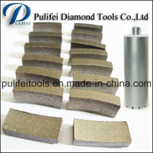 Sintered Electroplate Reinforced Concrete Diamond Core Drill Bit Segment